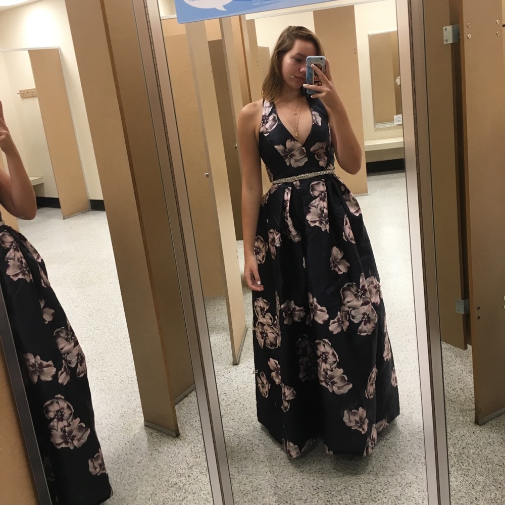 Floral prom dress